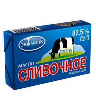 Масло Сливочное Вологодское 82,5% 180гр*30шт
